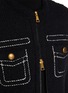  - MONCLER - Panelled Quilted Wool Blend Cardigan