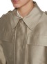 Detail View - Click To Enlarge - MONCLER - Belt Essalois Point Collar Jacket