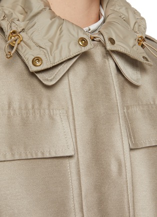  - MONCLER - Belt Essalois Point Collar Jacket