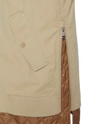  - MONCLER - Felci Quilted-Trim Shirt Jacket