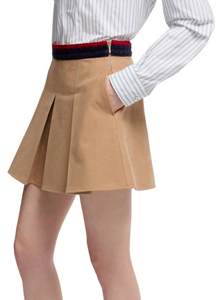 Detail View - Click To Enlarge - MONCLER - Pleated Mini Skirt
