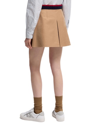 Back View - Click To Enlarge - MONCLER - Pleated Mini Skirt
