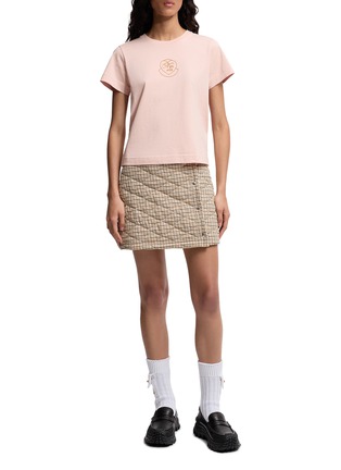 Figure View - Click To Enlarge - MONCLER - Embroidered Heart Logo T-Shirt