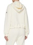 Back View - Click To Enlarge - MONCLER - Hooded Knit Pocket Zip Up Jacket