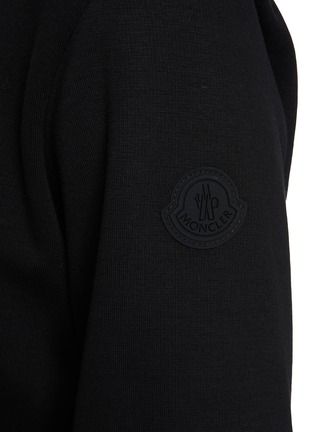  - MONCLER - Crewneck Tulle Skirt Cotton Dress