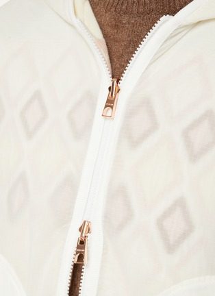  - MONCLER - Argyle Down Cardigan