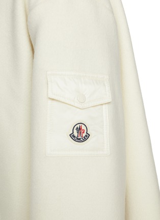  - MONCLER - Quilted Hooded Zip Up Cape