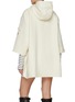 Back View - Click To Enlarge - MONCLER - Quilted Hooded Zip Up Cape