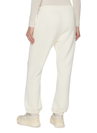 Back View - Click To Enlarge - MONCLER - Logo Patch Drawstring Waist Track Pants