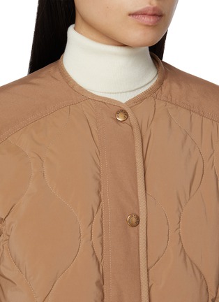  - MONCLER - Quintin Faux Shearling Trimmed Short Down Jacket