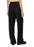 Back View - Click To Enlarge - MONCLER - Drawstring Waist Pleated Wool Pants