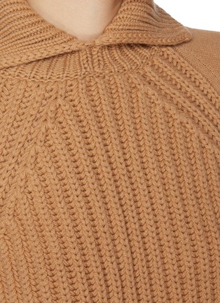  - MONCLER - T-Neck Wool Cashmere Sweater