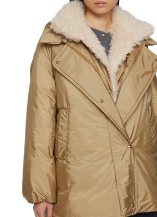  - MONCLER - Voue Faux Fur Collar Jacket