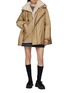 Figure View - Click To Enlarge - MONCLER - Voue Faux Fur Collar Jacket