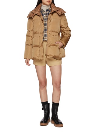 Figure View - Click To Enlarge - MONCLER - Agneux Hooded Down Jacket