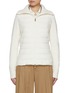 Main View - Click To Enlarge - MONCLER - Puffer Insert Knit Cardigan