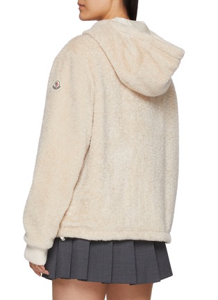 Back View - Click To Enlarge - MONCLER - Padded Fleece Hoodie