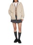 Figure View - Click To Enlarge - MONCLER - Padded Fleece Hoodie