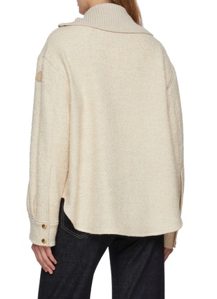 Back View - Click To Enlarge - MONCLER - Zip Up Shirt Jacket