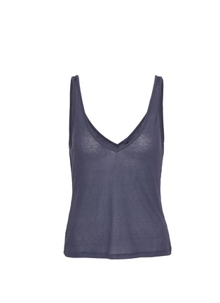 Main View - Click To Enlarge - SKIMS - Sheer Rib V-Neck Tank Top