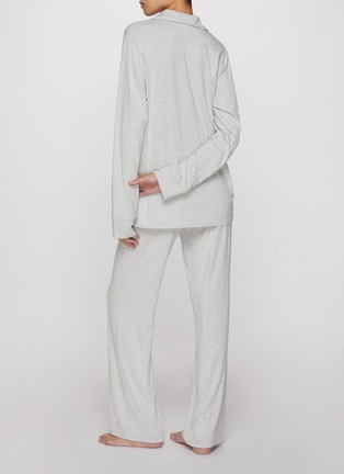 Front View - Click To Enlarge - SKIMS - Skims Sleep Long Sleeve Button Up Set