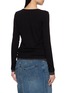 Back View - Click To Enlarge - JUUN.J - Long Sleeve Layered Wool Jersey Top