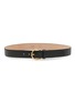 Main View - Click To Enlarge - THOM BROWNE - Round Buckle Grained Leather Belt