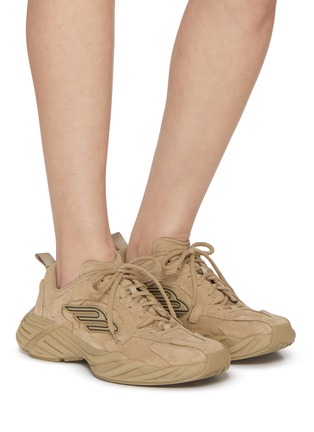 Figure View - Click To Enlarge - BALENCIAGA - Monday Suede Women's Sneakers