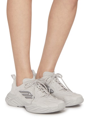 Figure View - Click To Enlarge - BALENCIAGA - Monday Suede Women's Sneakers