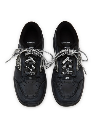 Detail View - Click To Enlarge - BALENCIAGA - Hamptons Worn Out Leather Women's Sneakers