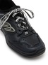 Detail View - Click To Enlarge - BALENCIAGA - Hamptons Worn Out Leather Women's Sneakers