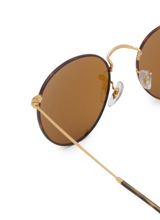 Detail View - Click To Enlarge - RAY-BAN - Metal Round Sunglasses