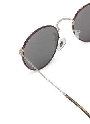 Detail View - Click To Enlarge - RAY-BAN - Metal Round Sunglasses