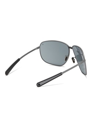 Figure View - Click To Enlarge - MONCLER - Metal 115 Temple Pilot Sport Sunglasses