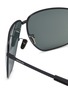 Detail View - Click To Enlarge - MONCLER - Metal 115 Temple Pilot Sport Sunglasses