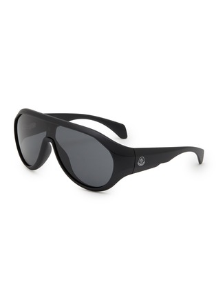 Main View - Click To Enlarge - MONCLER - Injected Frame Mask Sunglasses