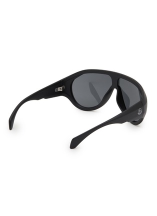 Figure View - Click To Enlarge - MONCLER - Injected Frame Mask Sunglasses