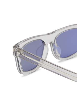 Detail View - Click To Enlarge - PRADA - Acetate Square Sunglasses