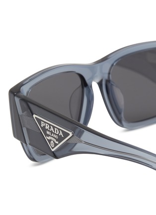 Detail View - Click To Enlarge - PRADA - Acetate Square Sunglasses