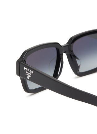 Detail View - Click To Enlarge - PRADA - Acetate Square Sunglasses