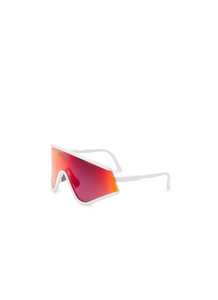 Main View - Click To Enlarge - OAKLEY - MUZM Eyeshade Prizm Single Lens Sunglasses