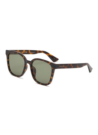 Main View - Click To Enlarge - GUCCI - Acetate Square Sunglasses