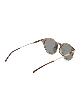 Figure View - Click To Enlarge - GUCCI - Recycled Acetate Round Sunglasses
