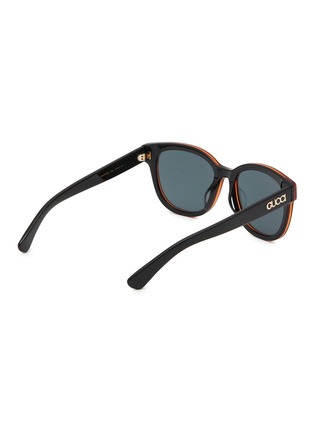 Figure View - Click To Enlarge - GUCCI - Recycled Acetate Square Sunglasses