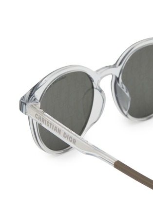 Detail View - Click To Enlarge - DIOR - DiorTag Actate Round Sunglasses
