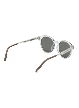 Figure View - Click To Enlarge - DIOR - DiorTag Actate Round Sunglasses
