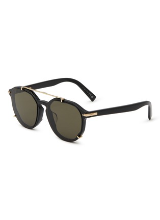 Main View - Click To Enlarge - DIOR - DiorBlackSuit RF Round Sunglasses