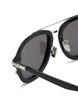 Detail View - Click To Enlarge - DIOR - DiorBlackSuit Acetate Pilot Sunglasses