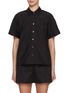 Main View - Click To Enlarge - THEORY - Cuffed Short Sleeve Shirt