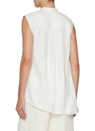 Back View - Click To Enlarge - THEORY - Asymmetrical Sleeveless Shirt